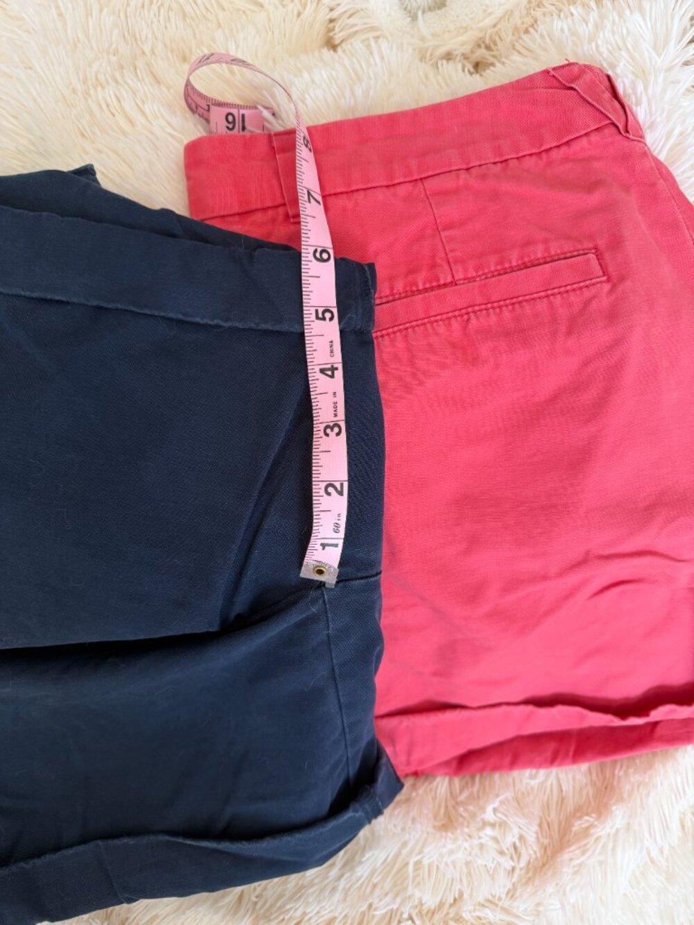 GAP Boyfriend Roll-Up Shorts Size 6 - 2 pairs